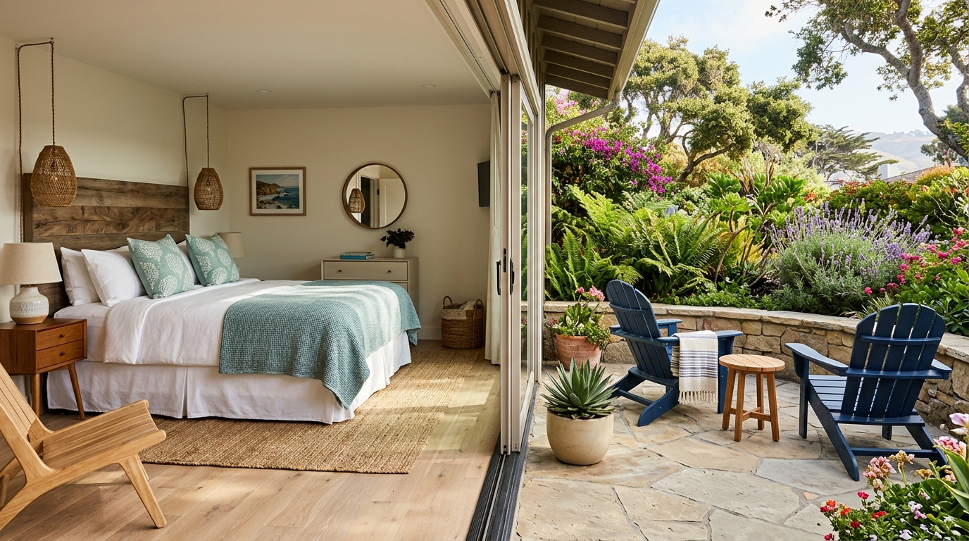 The Tidepool Room - ground floor with private patio